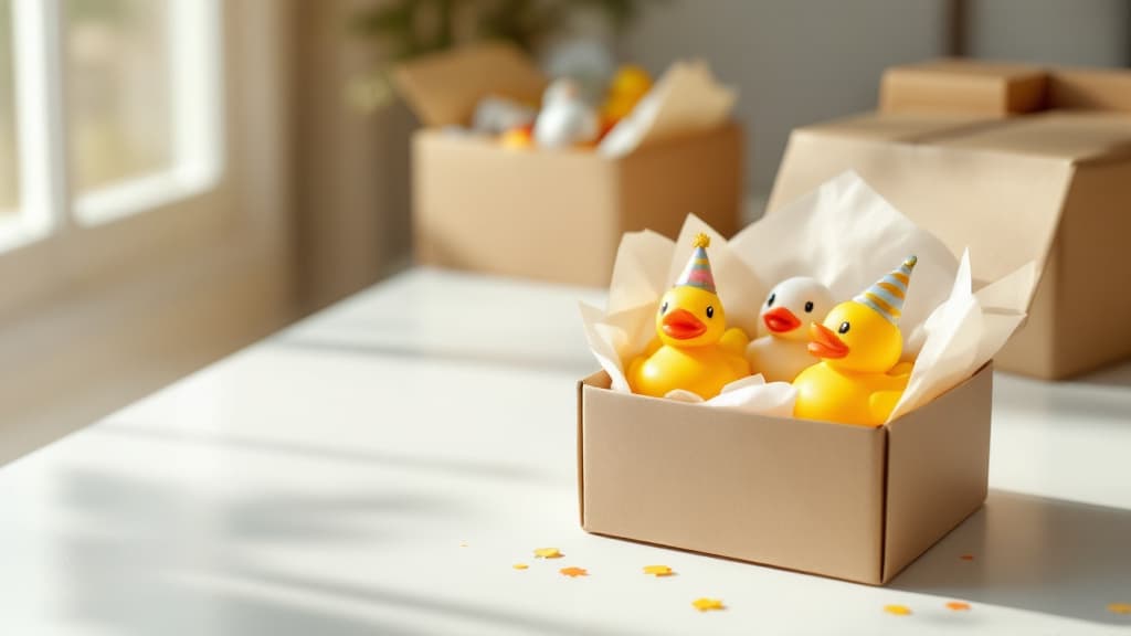 Gift-ready rubber duck bundles